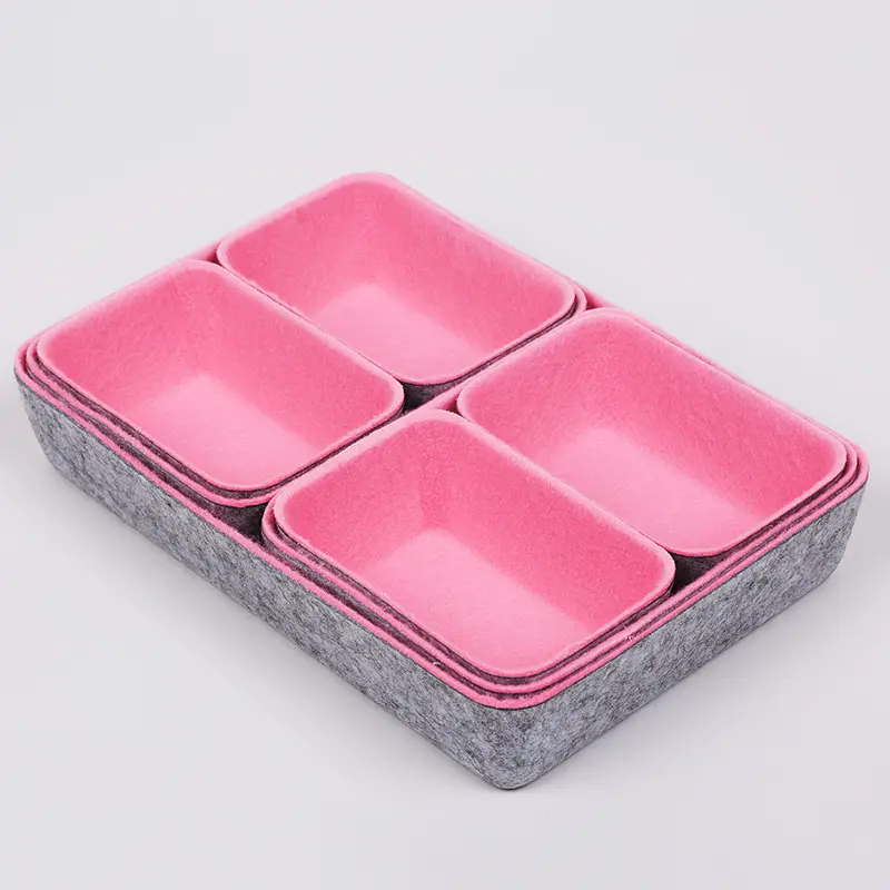 Famous Home Decoration Felt Storage Bin Office Storage Box Nordic Style Felt Box Factory, Quotes