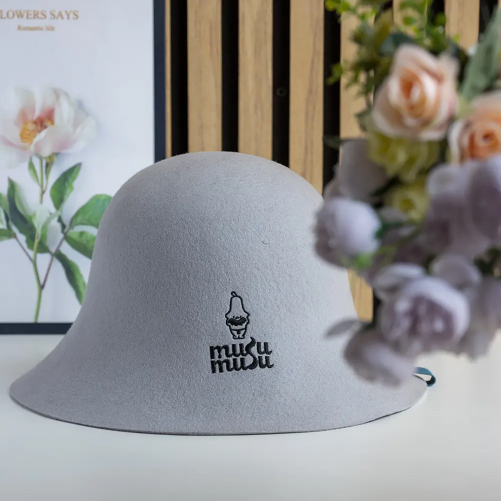 Wool Felt Sauna Hat View 12