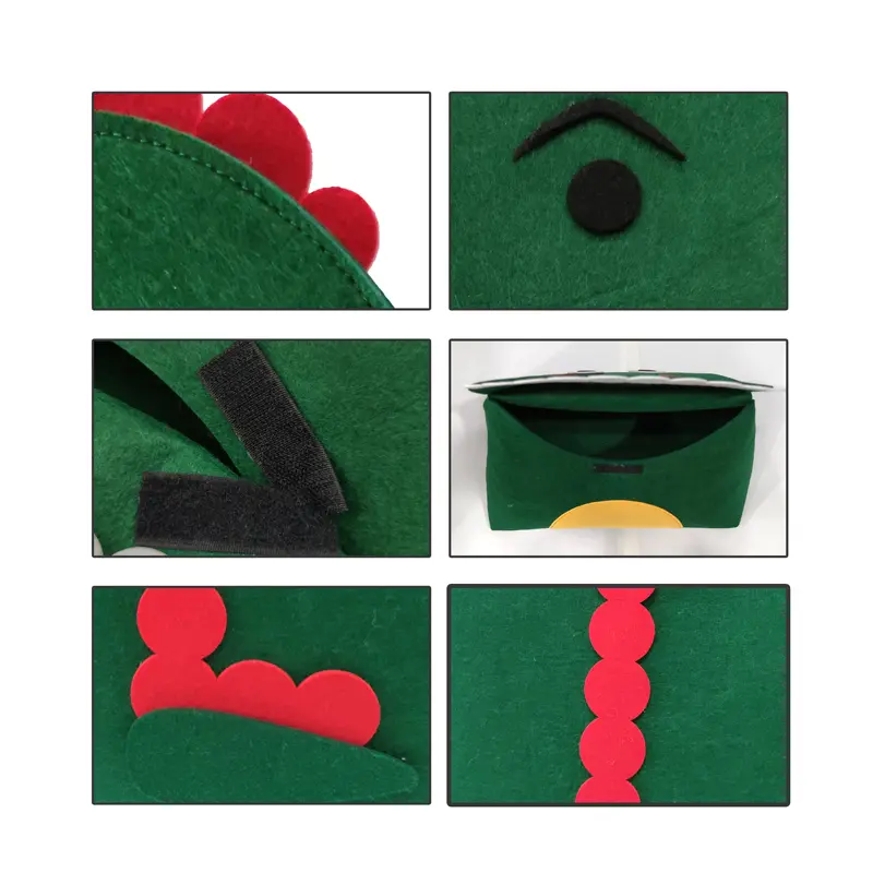 OEM Design Dinosaur-Shaped Felt Animal Storage - 3mm Thickness