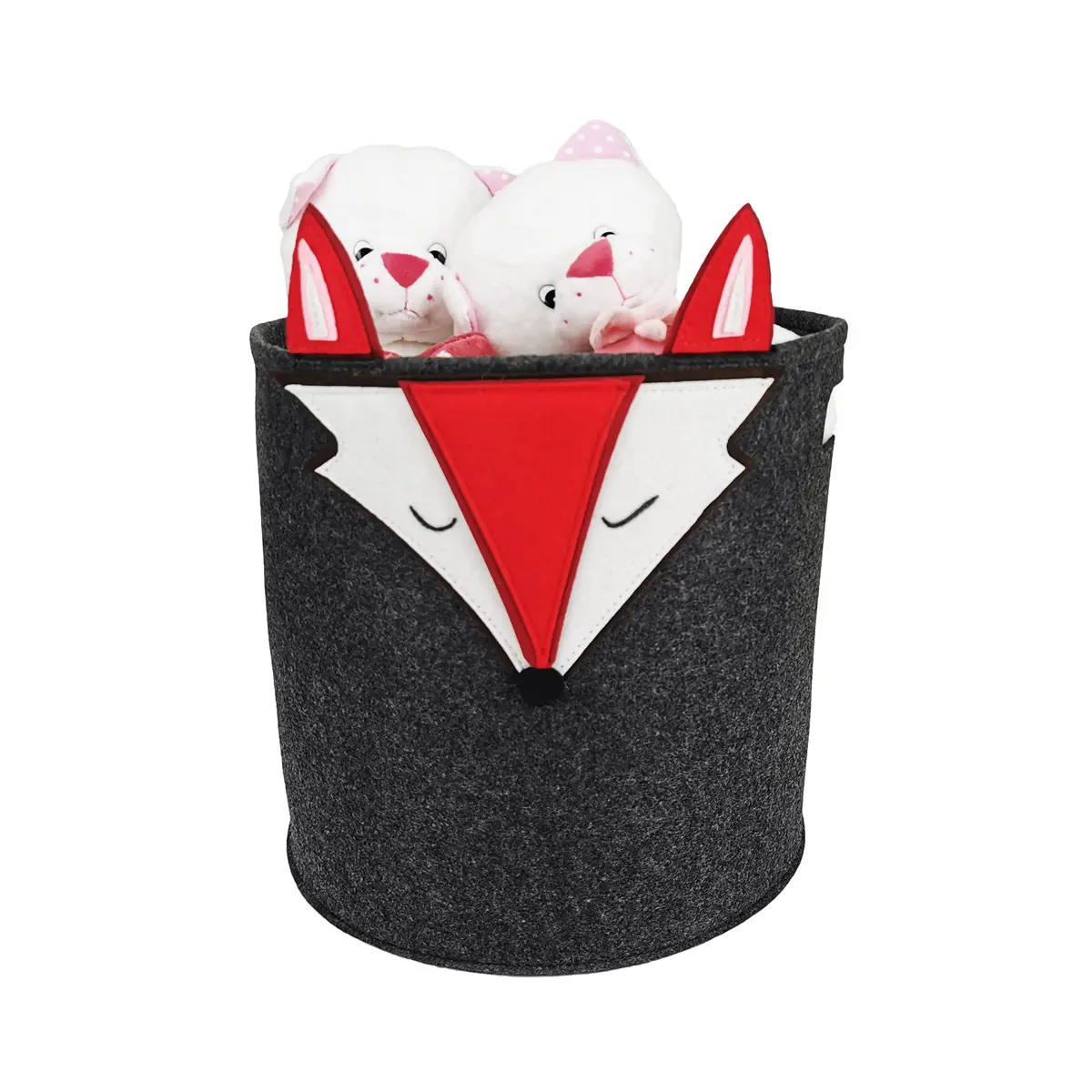 Custom Customized foldable felt cute animal laundry toy storage box children's storage basket Supplier, Pricelist