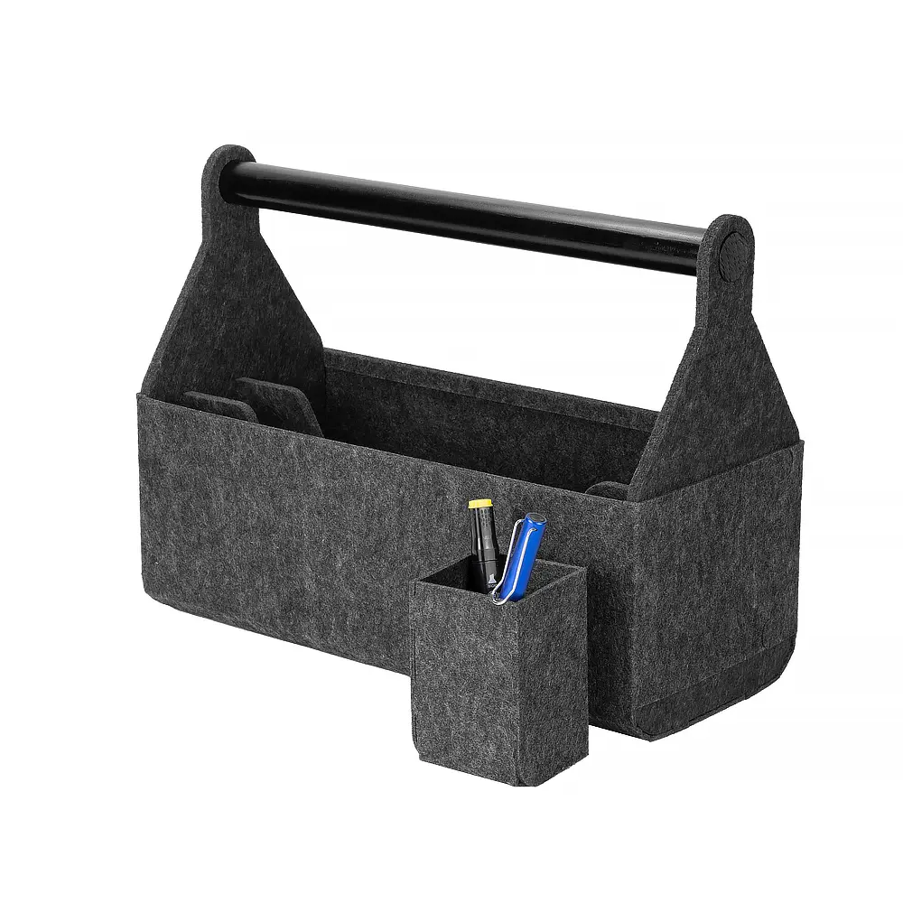 ODM New Arrival Felt Storage Basket With High Quality Wood Stick Office Storage Basket Manufacturers, Products