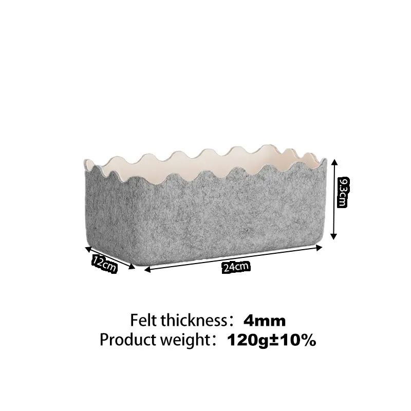Strip felt storage box dimensions
