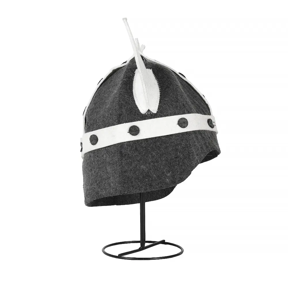 Cheap Eco-Friendly 100% Wool Soft Reusable Cute Special Shape Wool Felt Sauna Hat with 2mm Thickness for Russian Banya and SPA Manufacturers, Product