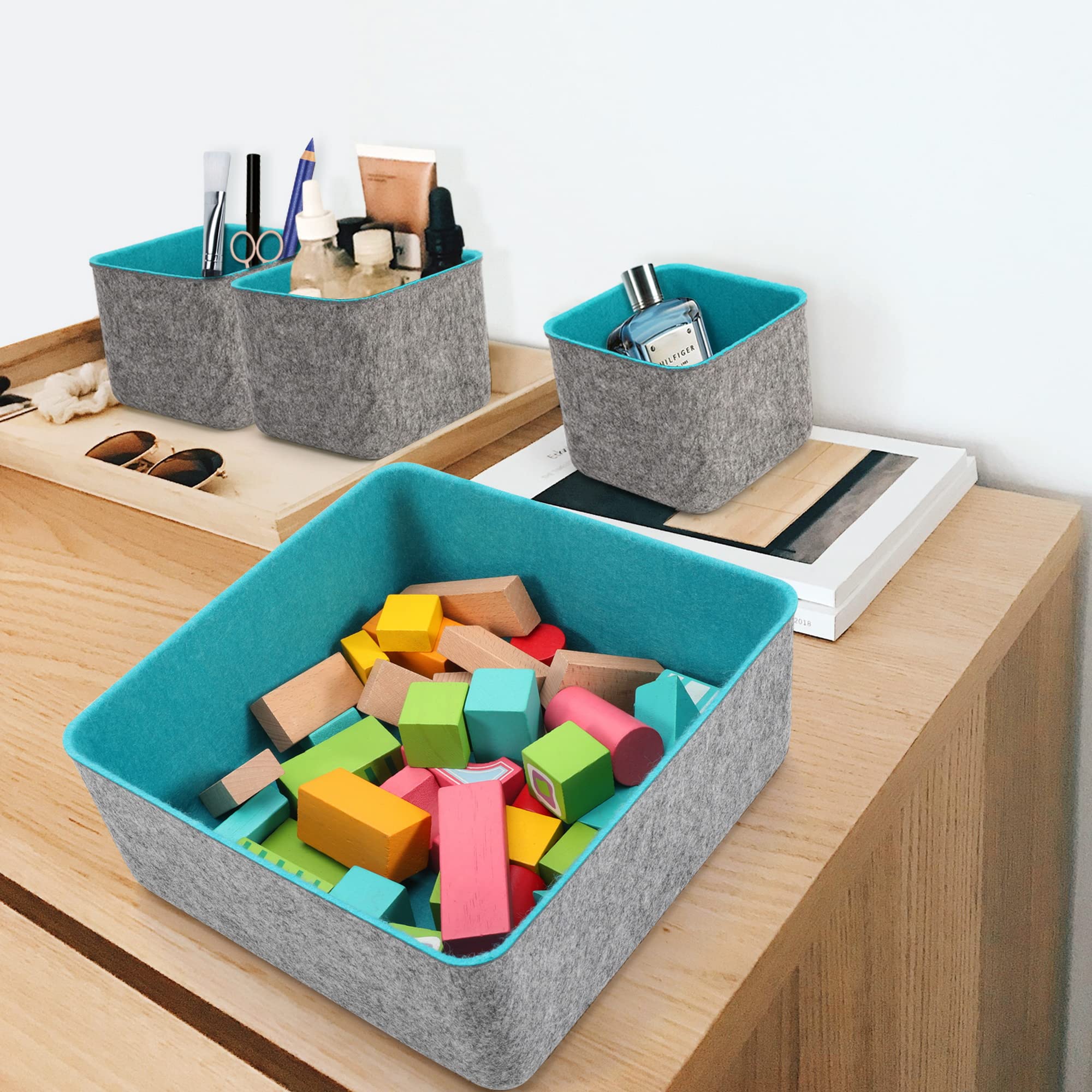 Felt Storage Bins Dimensions