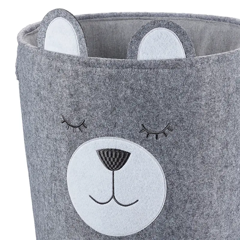 ODM GRS Certificate Felt Storage Basket Straw Storage Bin With Handle Felt Storage Box Manufacturers, Company