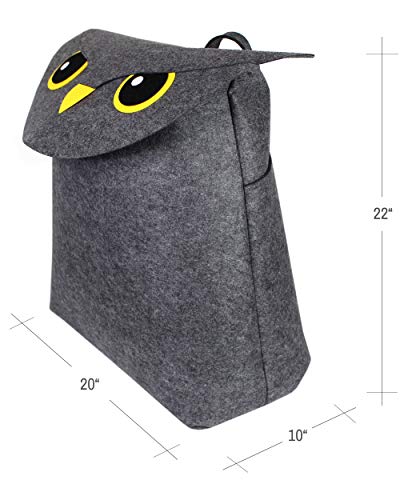 Felt animal storage bin detail
