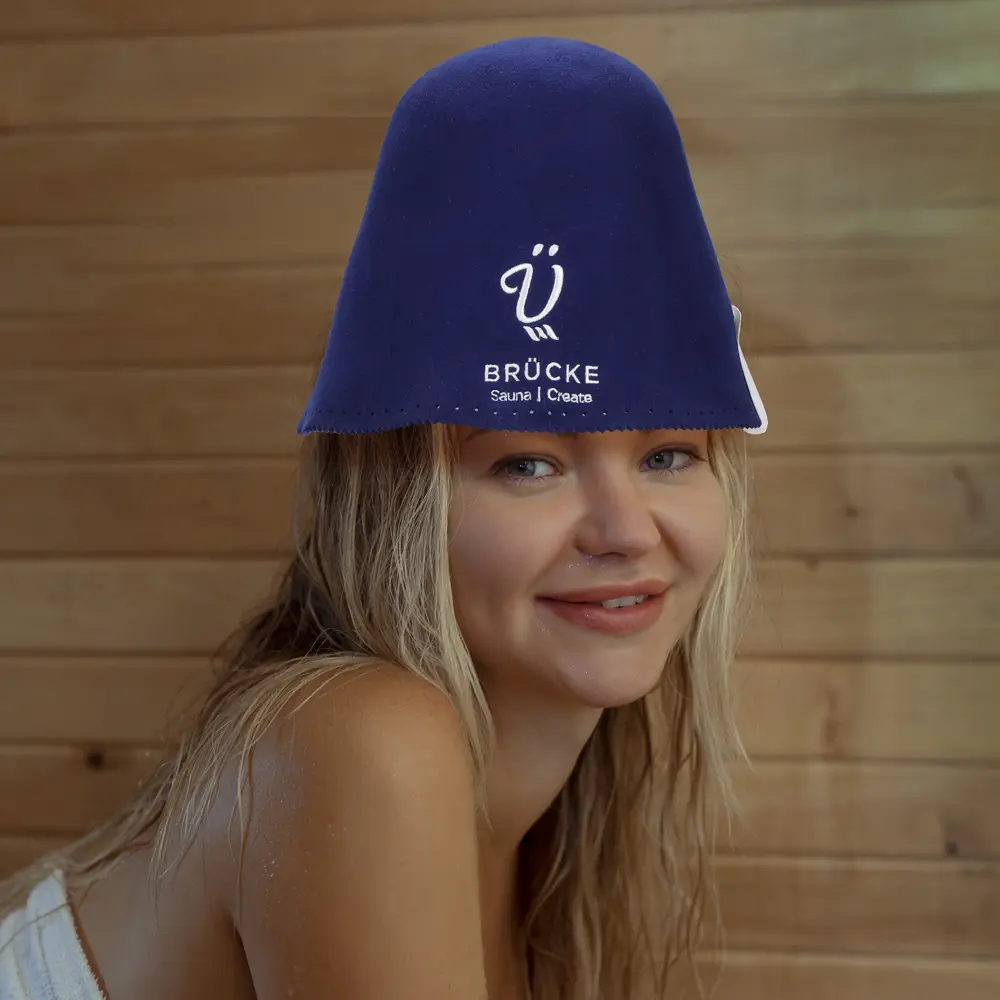 felt sauna hat