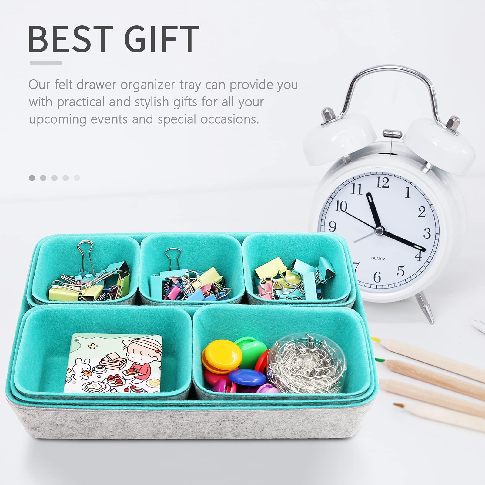 Modular Desk Drawer Organizers