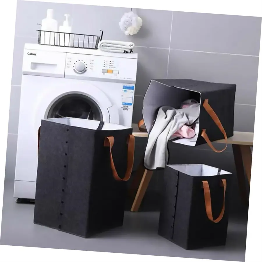 Discount Felt Laundry Basket Household Felt Cloth Storage Baskets Quotes, Products