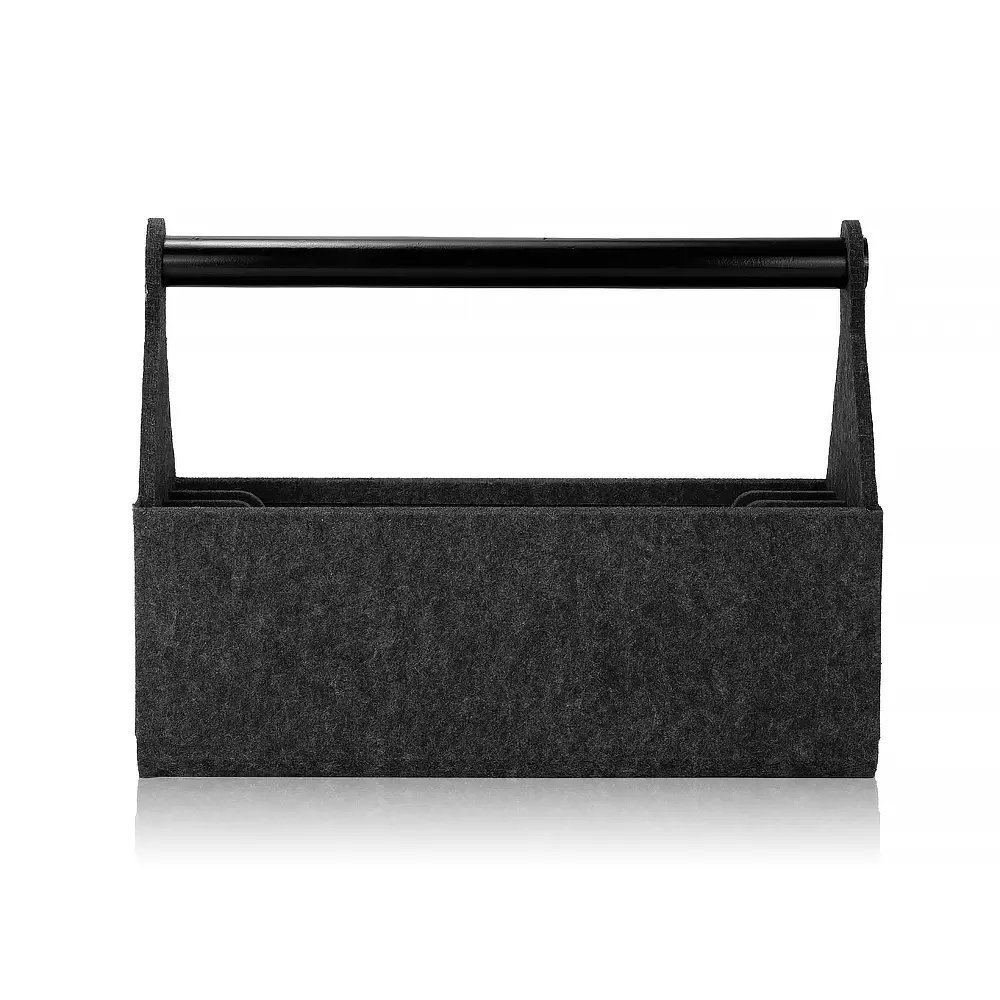 ODM New Arrival Felt Storage Basket With High Quality Wood Stick Office Storage Basket Manufacturers, Products