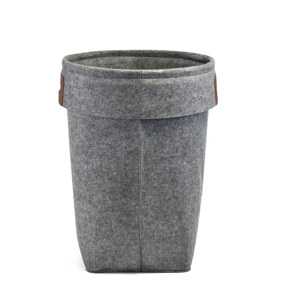 Discount Felt Laundry Hamper Stackable Storage Box Custom Felt Storage Basket for Kids Bedroom Suppliers, Service