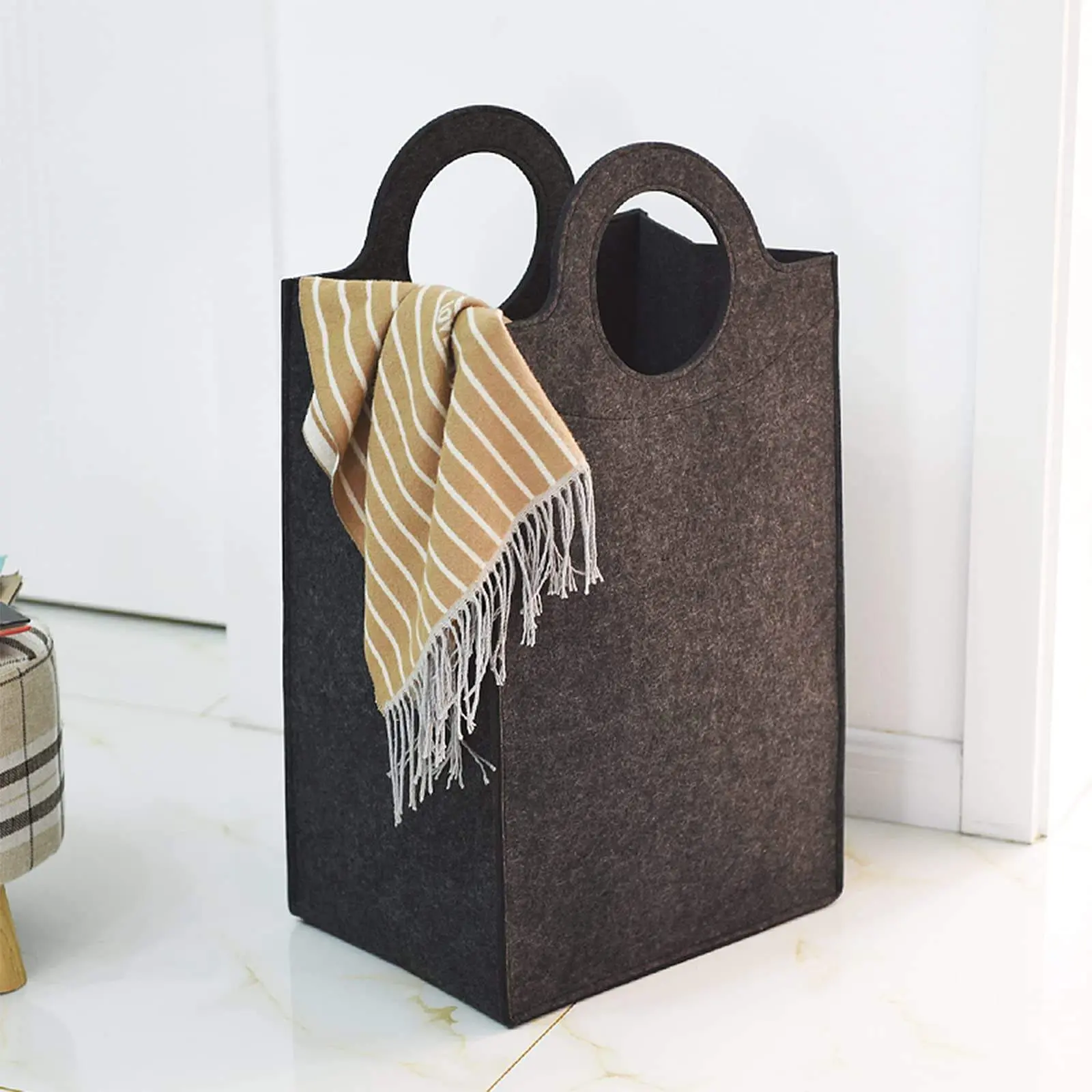 Famous Felt Foldable Storage Basket Storage Basket with Carry Handles Supplier, Service