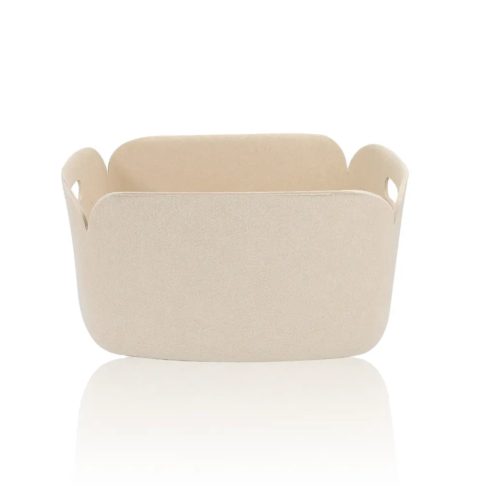 Custom Color Felt Storage Basket Big Size Dirty Clothes Bedroom Organiser for Bedroom Tableware