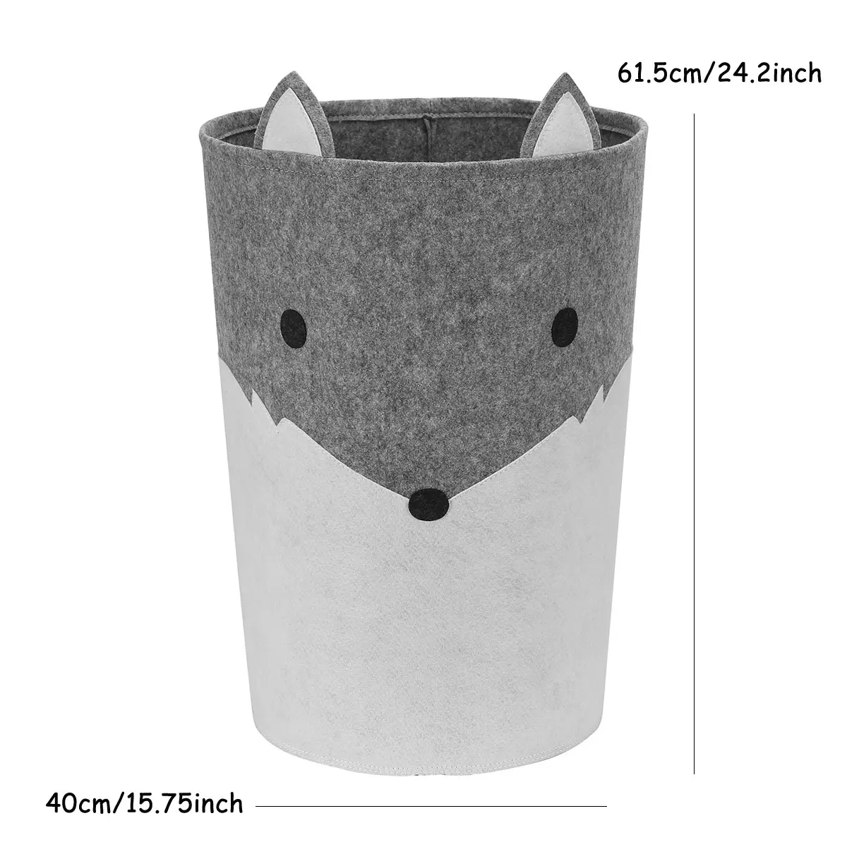 Custom Toy Bin Good Idea For Organizing Pet Toys Cotton Felt Round Dog Toy Box Basket Storage With Handle Quotes, Company