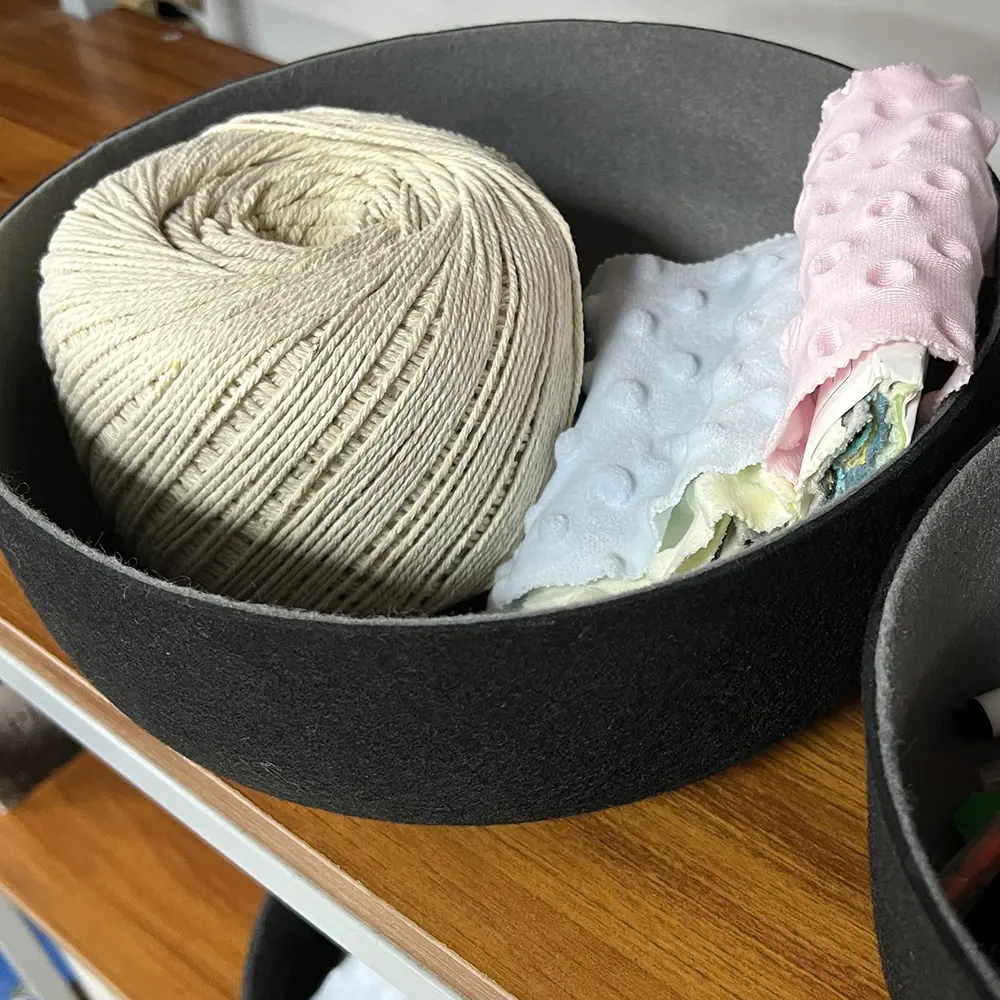 CE Certification Round Shape Set of 3PC Felt Drawer Organizer Office Organizer Felt Storage Basket Suppliers, Exporters