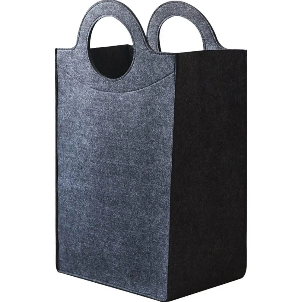 Wholesale Big Decorative Laundry Hamper Other Storage Huge Felt Foldable Laundry Basket Manufacturer, Company