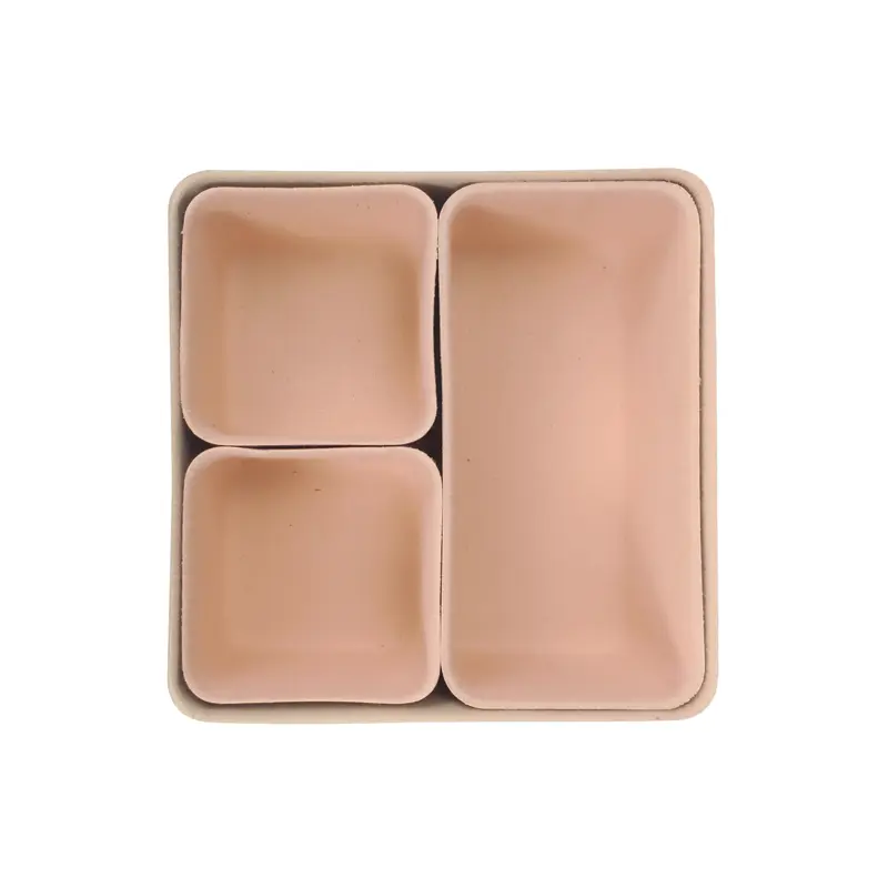 Discount Felt Desk Drawer Organizers Dividers Small Shallow Felt Storage Box for Office Suppliers Closet Cabinet Makeup Companies, Company