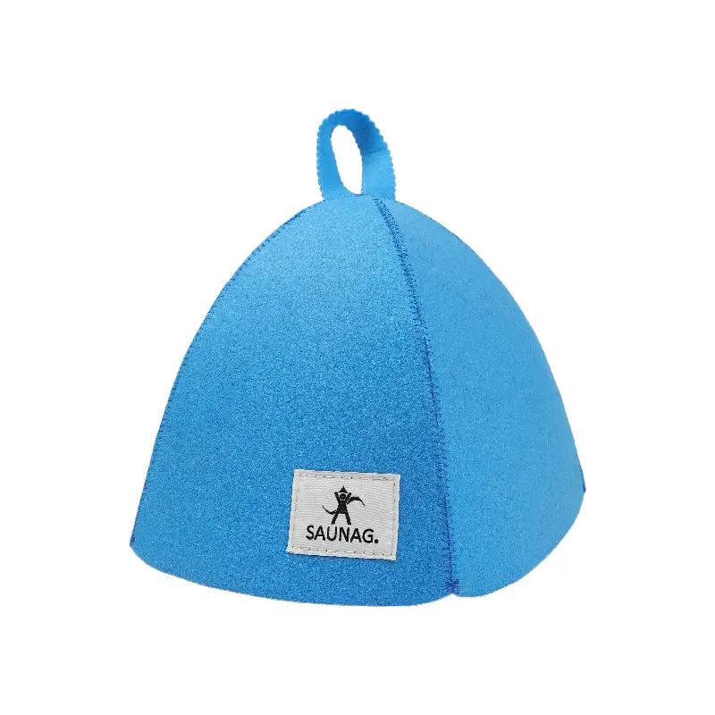 Wool Felt Sauna Hat - Side View