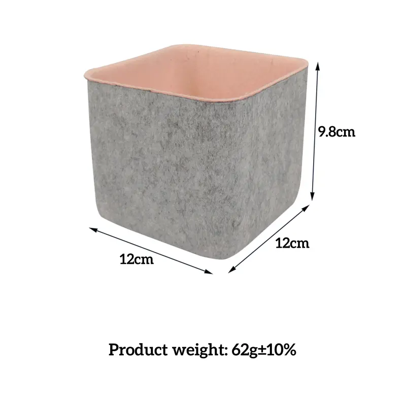 Discount Felt Desk Drawer Organizers Dividers Small Shallow Felt Storage Box for Office Suppliers Closet Cabinet Makeup Companies, Company