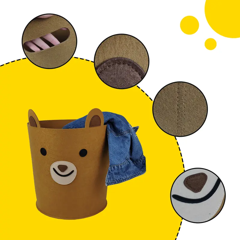 Felt storage basket application