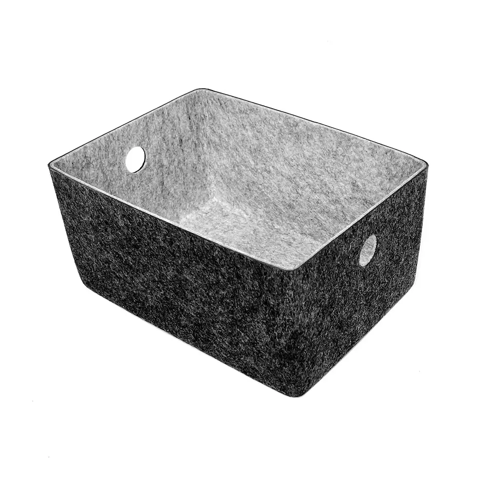 OEM  factory made  3pcs set felt storage bin