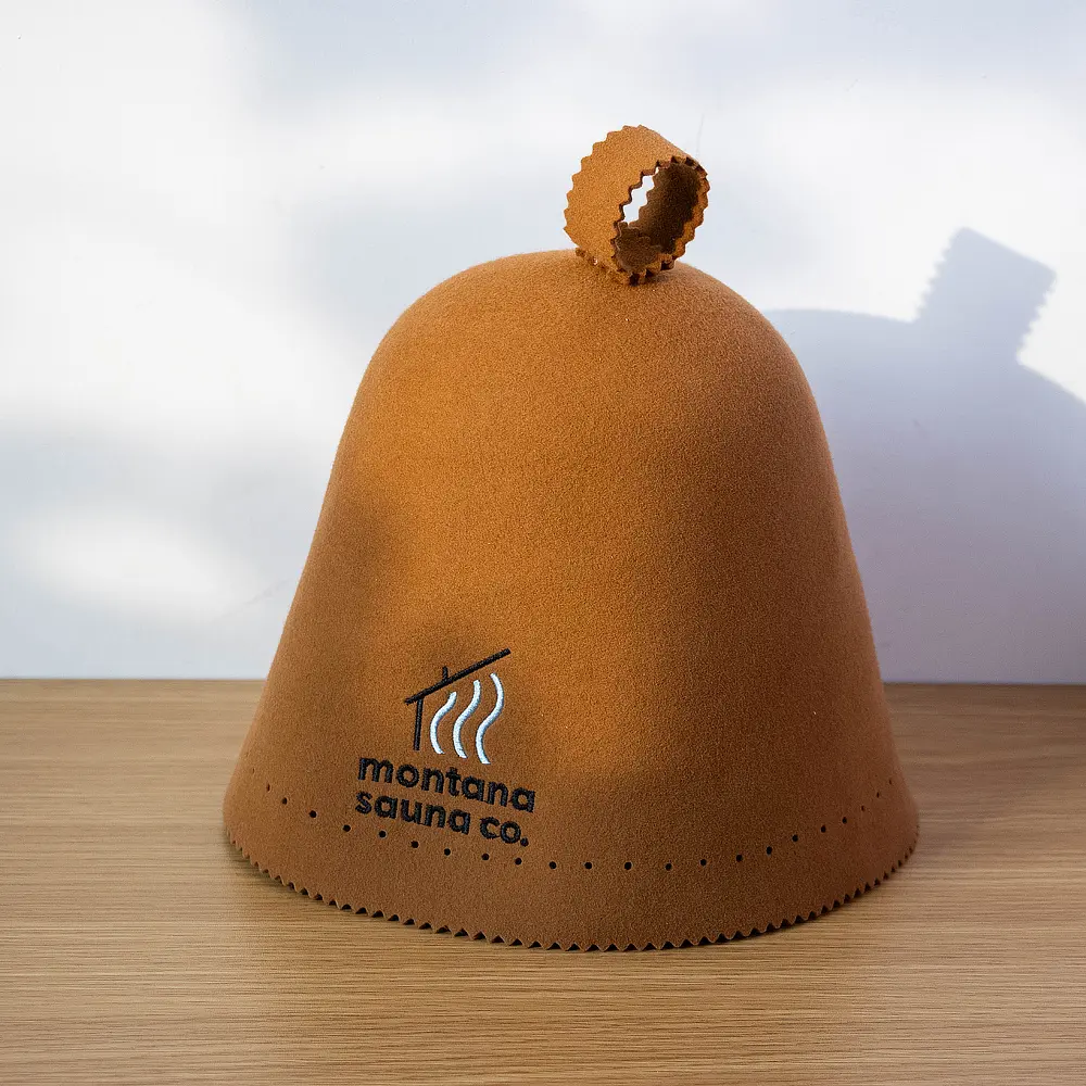 Australian Merino Wool Sauna Hat style 2