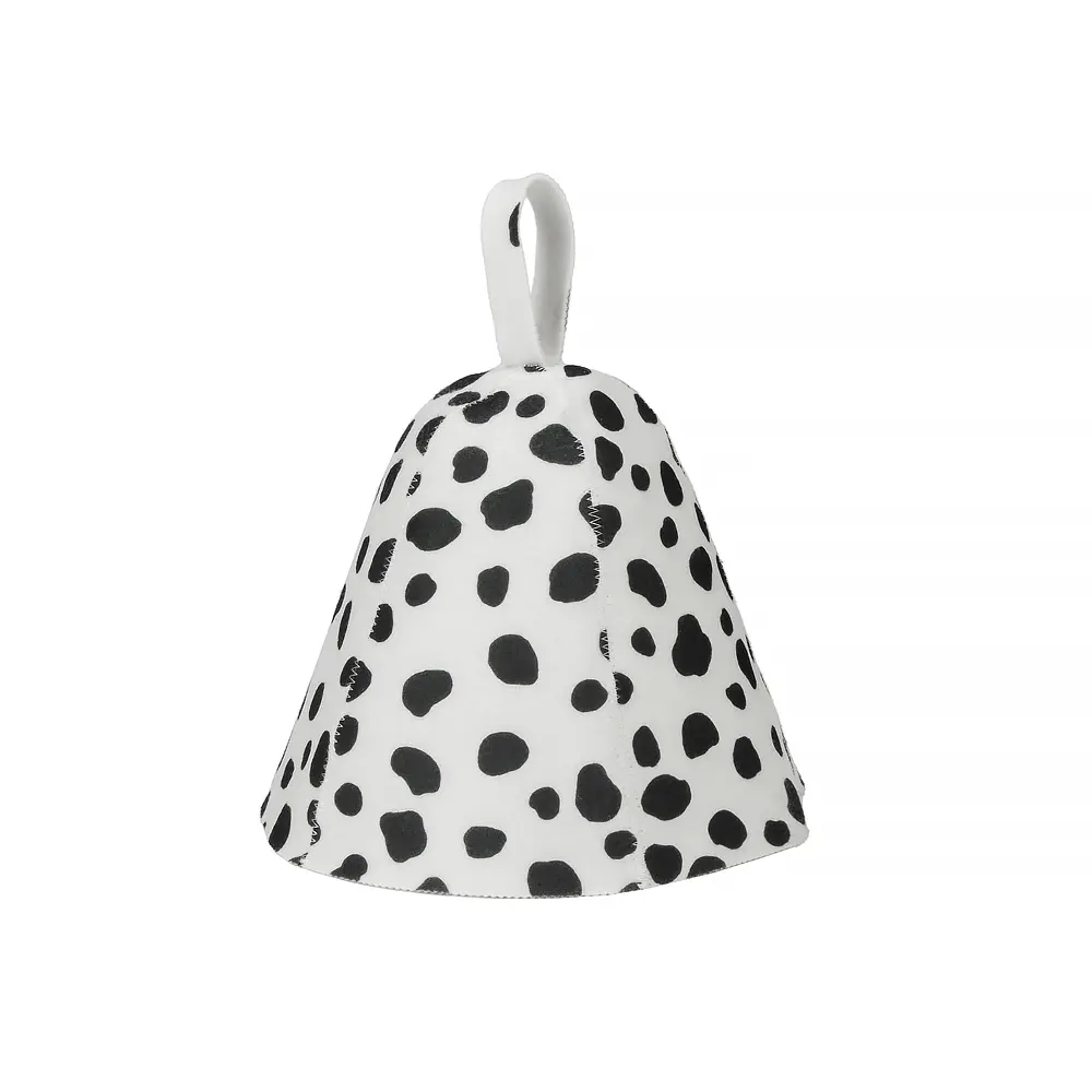 Discount Dalmatian Print Polyester Felt Sauna Hat | Heat Insulation Cap for Men & Women Spa & Sauna Suppliers, Exporters