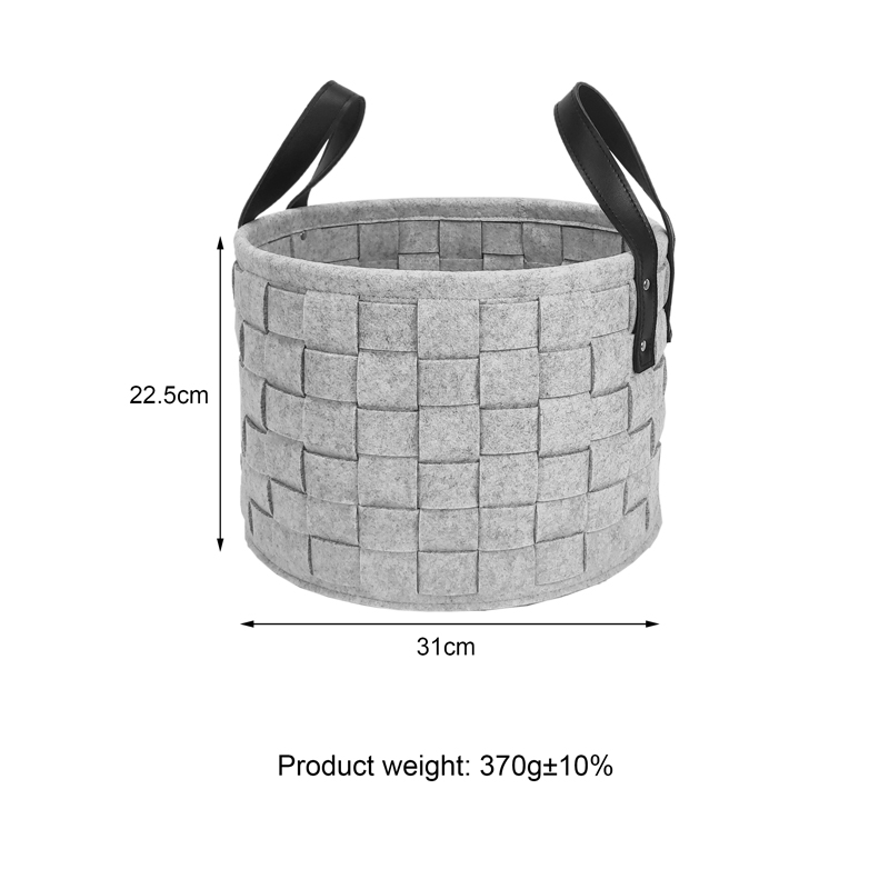 Cheap High Quality Eco Friendly Felt Foldable Laundry Storage Basket Hamper Factory, Pricelist