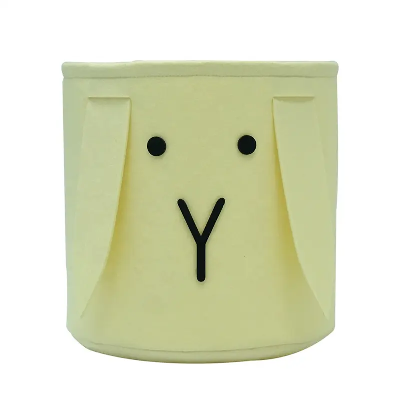 China desk organiser cute animal children clothes storage basket felt storage hamper toys basket organizer Manufacturer, Quotes
