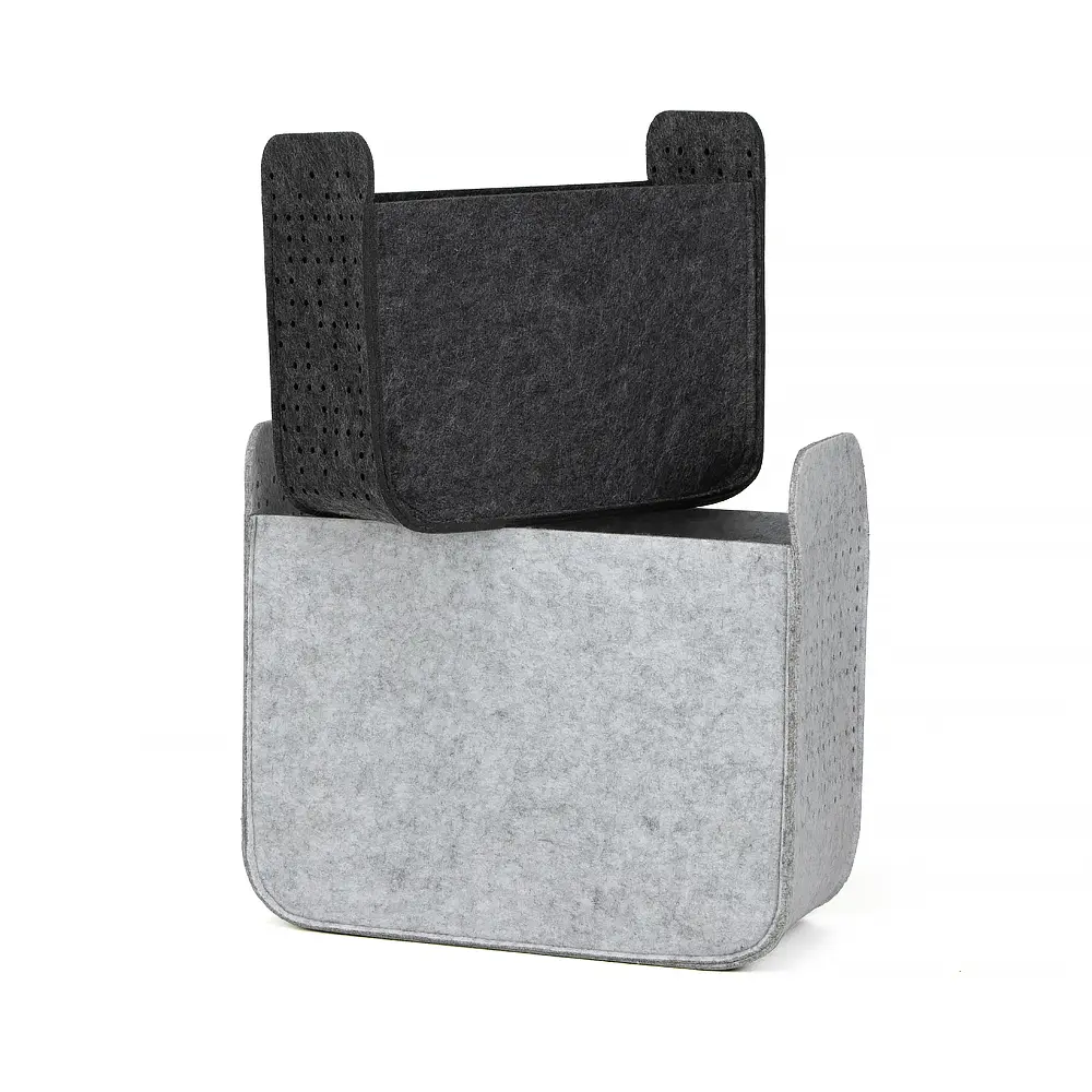 Discount Eco-friendly Felt Storage Basket with Large Capacity Felt Storage Basket Exporters, Pricelist