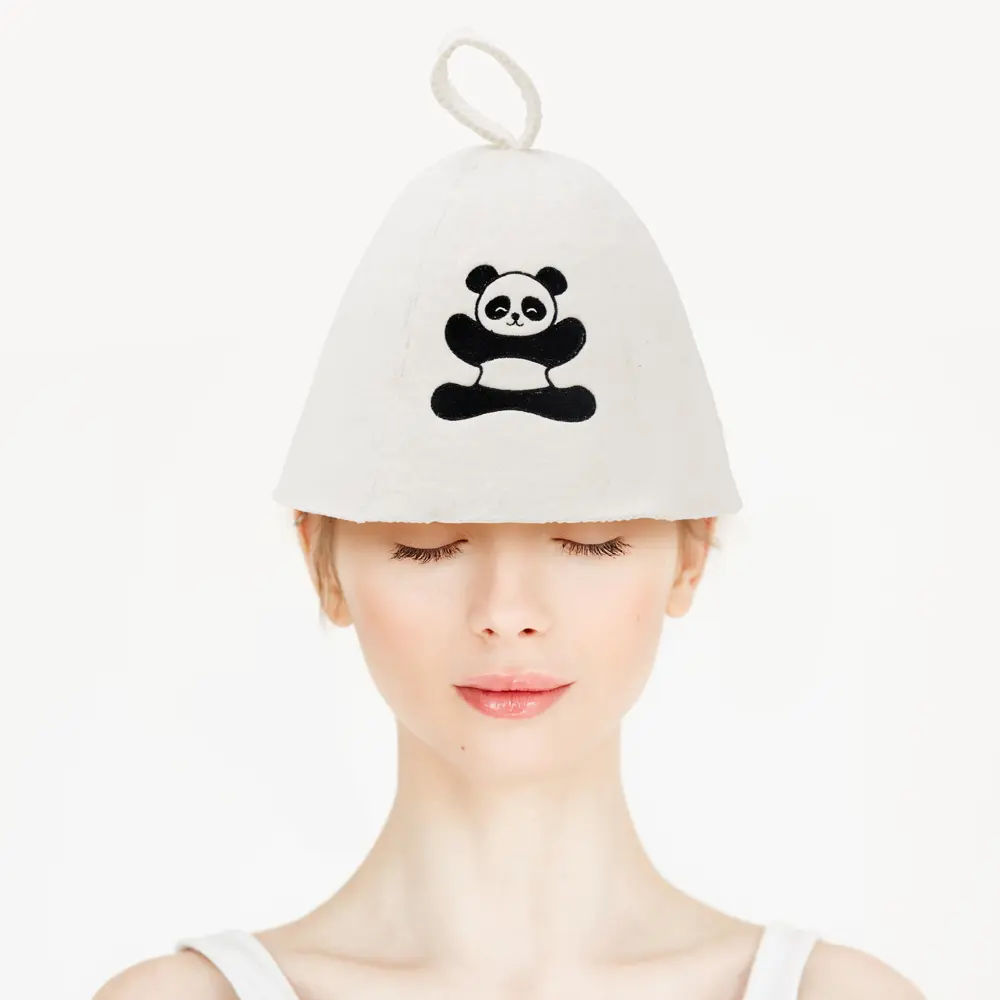 Cheap New Wool Felt Sauna Accessory for SPA: Ideal for Hair Drying, Cleaning & Thermal Protection -Perfect As a Sauna Room Cap Factories, Company