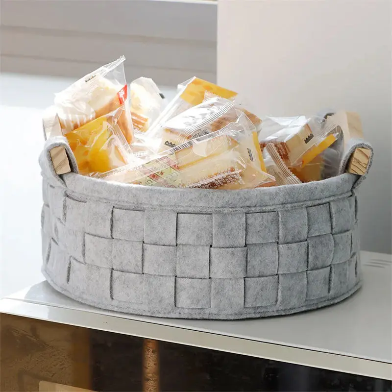 Felt Storage Basket Set - Detail 2