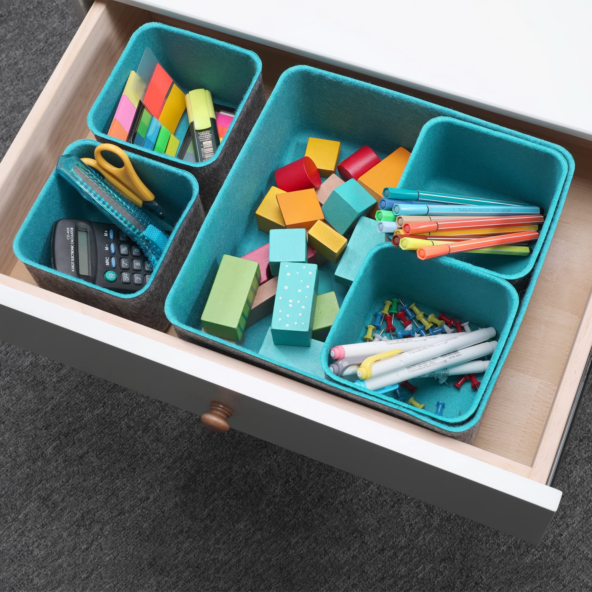 Felt Storage Bins Usage
