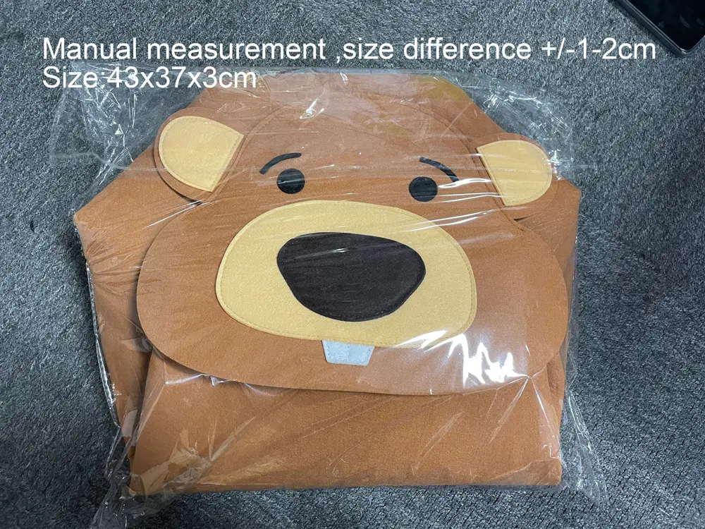 Felt storage bag packaging