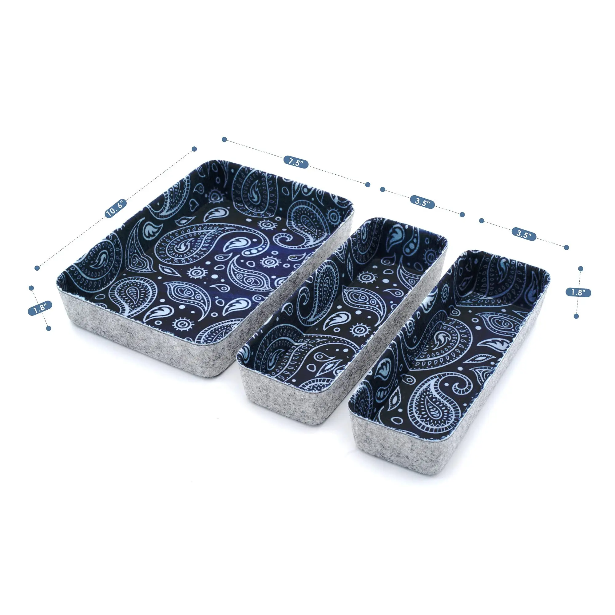 Discount Convenience Hot Selling Accept Custom Durable Felt Storage Organizer for Food and Jewelry Used in Home and Office Storage Supplier, Exporters