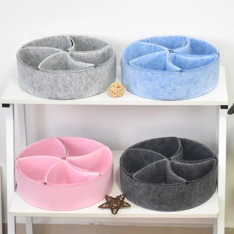 China Hot selling office bin multi-function felt drawer organizer other storage boxes & bins for festival Suppliers, Factory