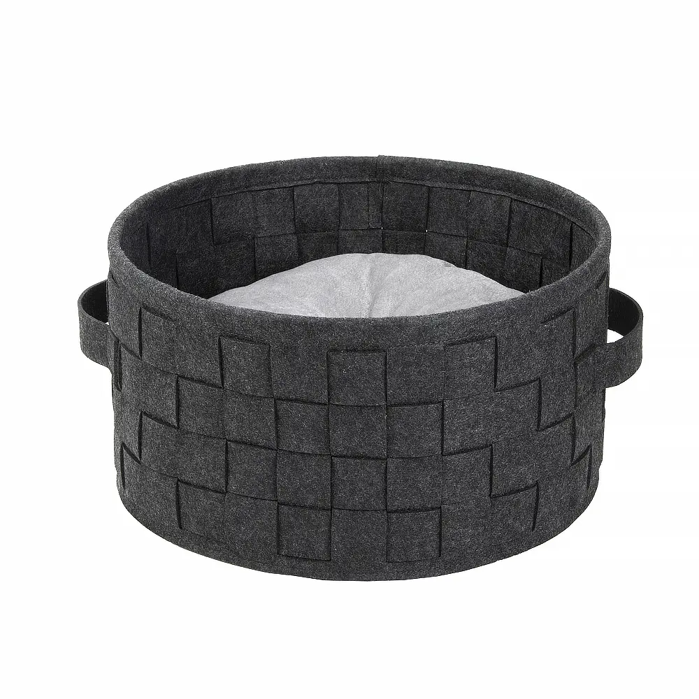China Felt Woven Factory Direct Sell Eco-Friendly Pet Cat House Basket Removable Cat Cave Bed Manufacturers, Factory