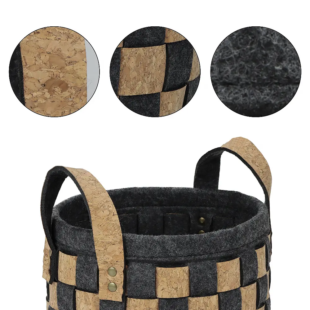 CE Certification New Arrival OEM DESIGN Round Woven Felt Set of Three with Wire Top Manufacturer, Service