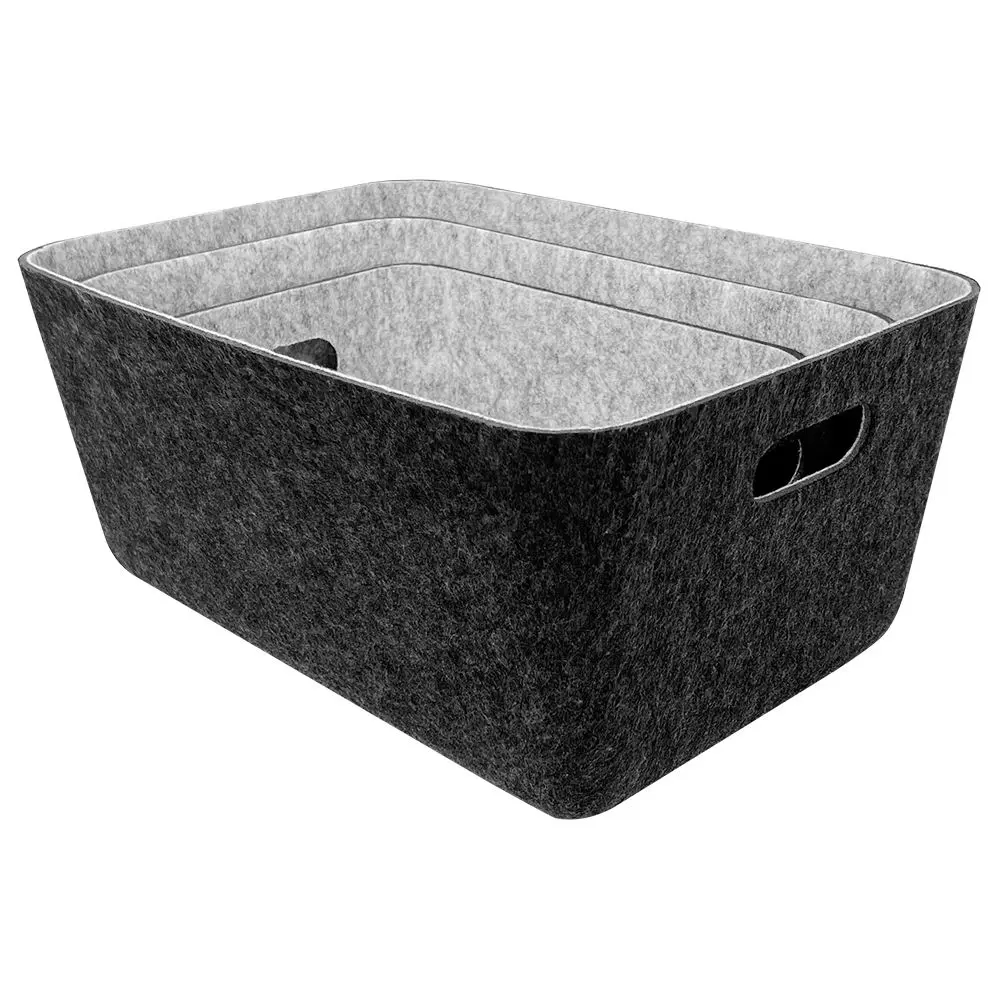 Cheap Grey Color Felt Storage Basket  Modern Style Basket Felt Company, Product