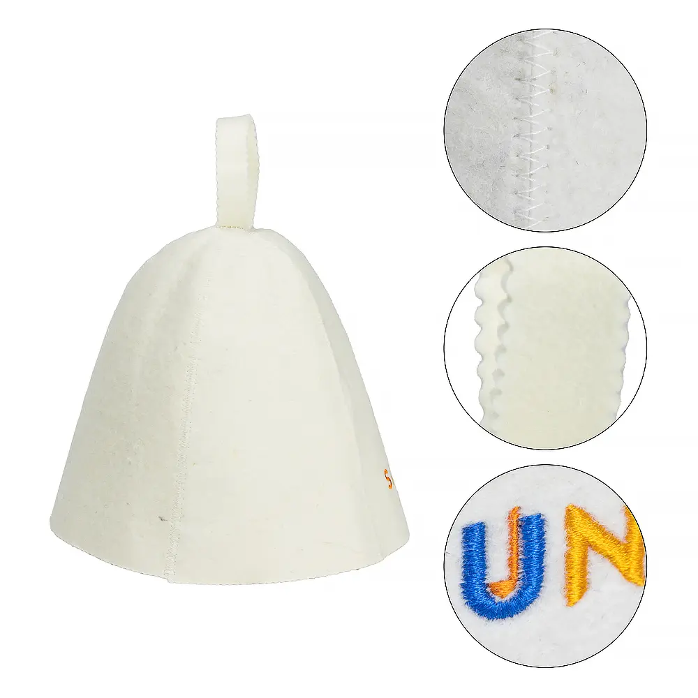 Custom Customizable Wool Sauna Hat with Embroidery - Ideal for Promotions & Personal Use Manufacturer, Exporter