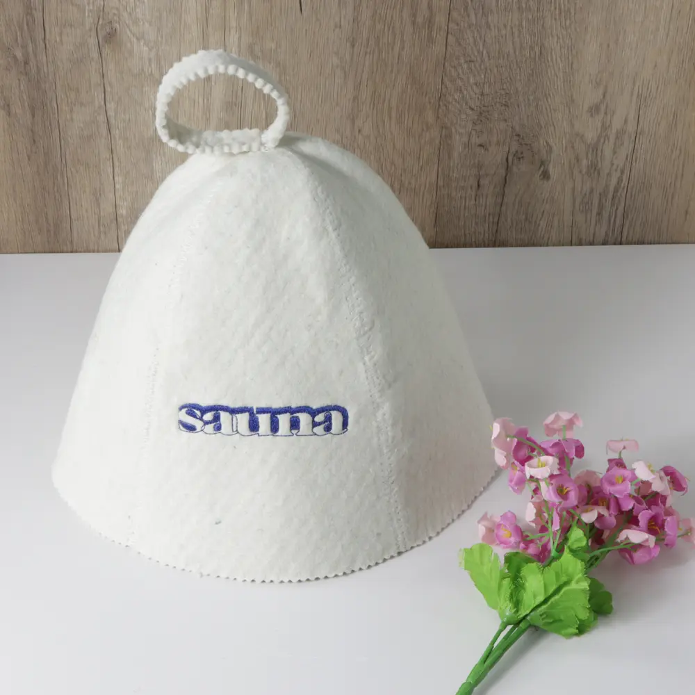 2025 new design wool sauna hat product view