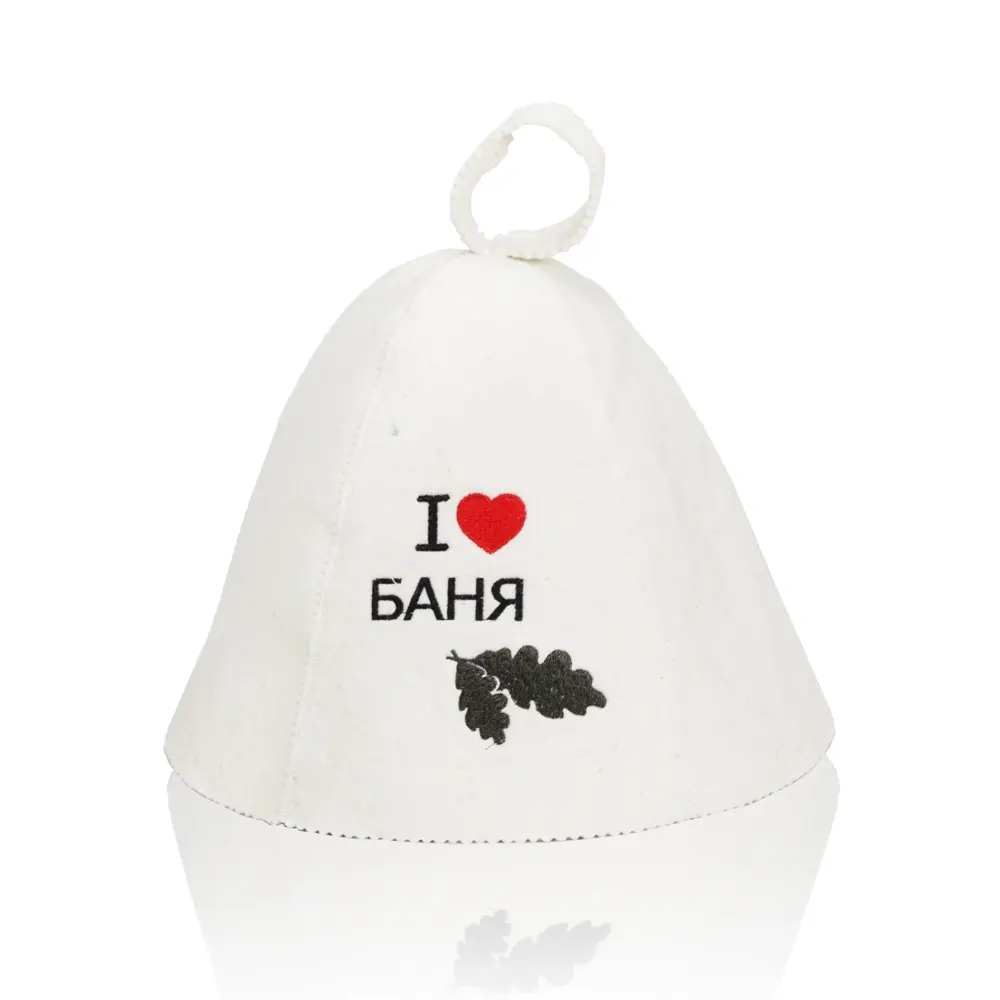 Wholesale Eco-Friendly Soft Wool Felt Sauna Hat – Adjustable Vaporarium Cap for Men & Women