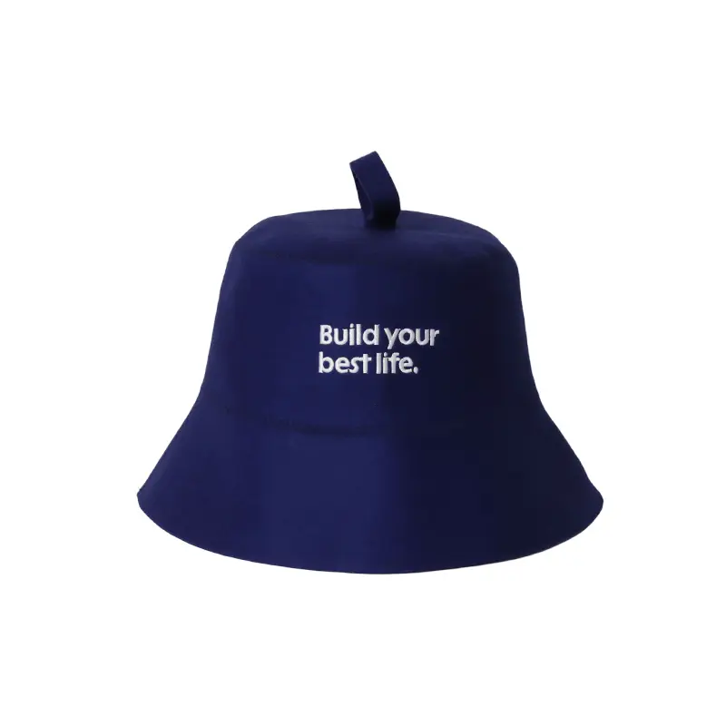 Buy Hot Sale Luxury Reusable Custom Soft Wool Felt Adult Sauna Bucket Hat Protection for Head in Sauna Room Suppliers, Pricelist