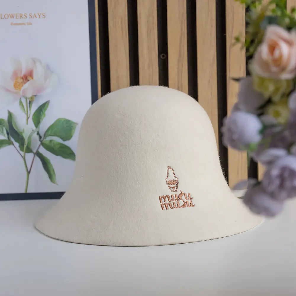 Wool Felt Sauna Hat View 10