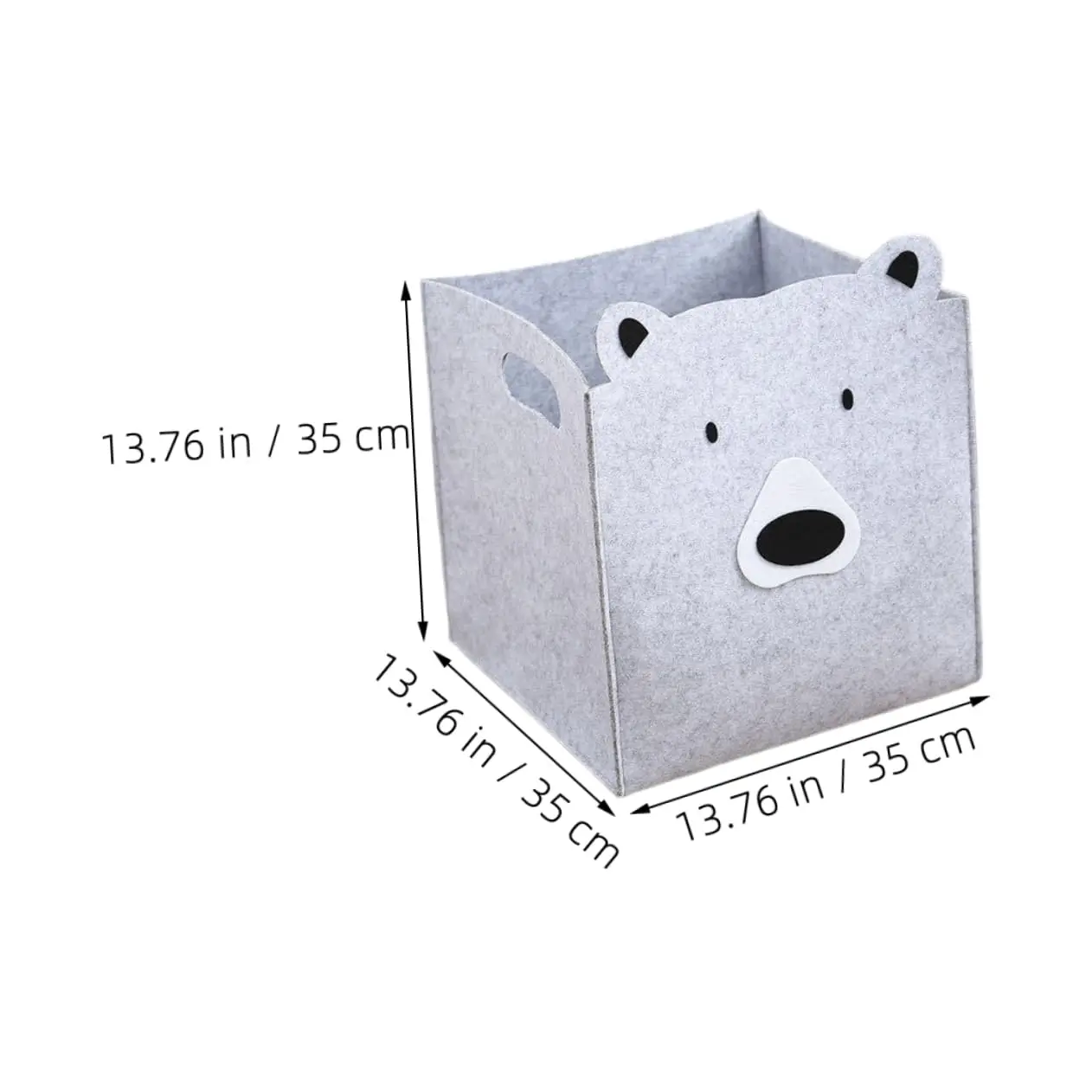 OEM Light grey felt collapsible storage basket felt storage box Manufacturer, Company