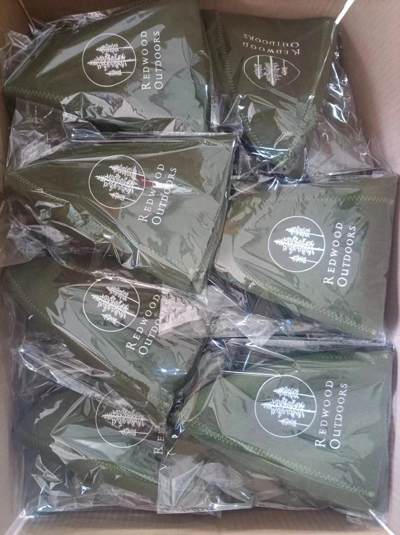 Wool sauna hat packaging detail