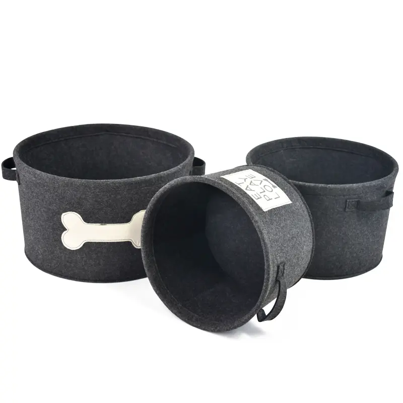 Famous BSCI Factory Storage Container Felt Storage Basket Felt Laundry Basket Manufacturer, Factories
