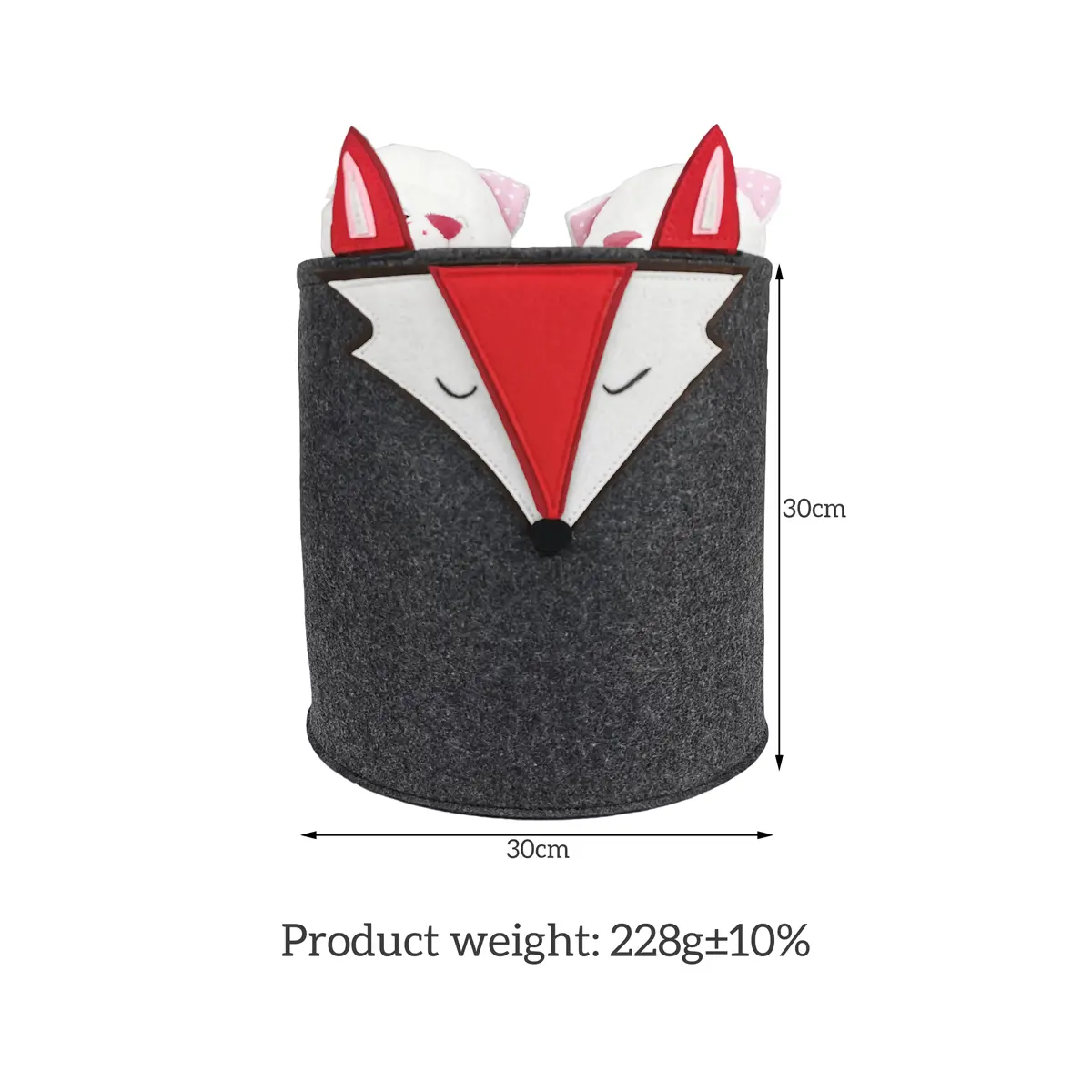 Felt storage basket (4)