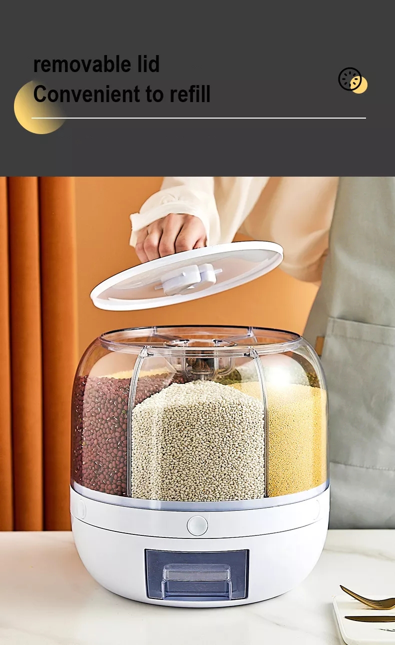 Kitchen Rice Container Details 4