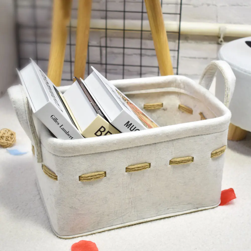 Cheap Best selling felt basket foldable box basket with handle Pricelist, Companies